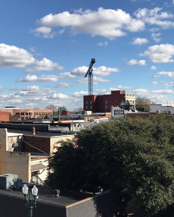Rooftops of downtown Concord, North Carolina
